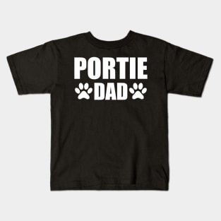 PORTIE DAD - PORTIE DOG DAD Kids T-Shirt